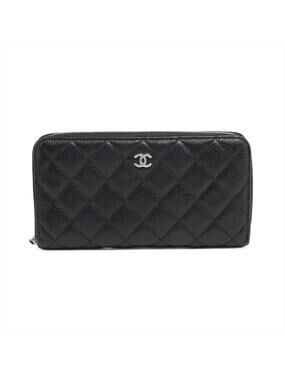 Chanel Matelasse Caviar Skin Zip Round #285948C55B